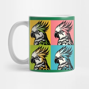 Pop Alexandrine Parakeets Art - Cool Birds Mug